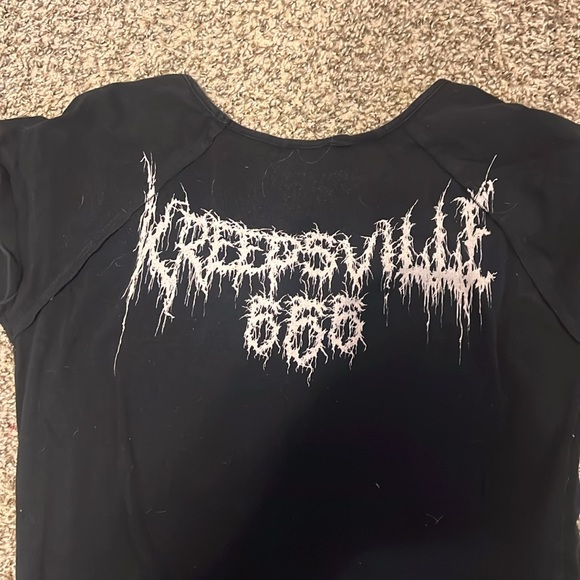 🌙  Kreepsville666 Baphomet Gothic Body Con Dress! 🖤 - Picture 8 of 8